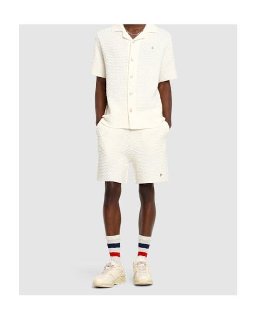 Casablanca Natural Elastic Waist Shorts for men