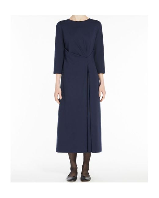 Weekend by Maxmara Blue Out Of Office Leather Sneakers