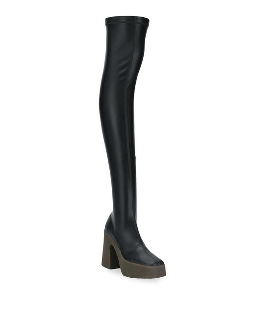 Stella McCartney Black Over Knee Boots
