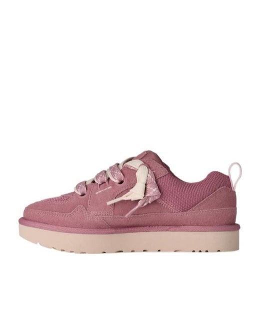 Ugg Purple Lo Lowmel Lace-Up Sneakers