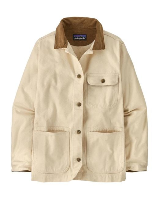 Patagonia Natural Stand Up Button-Front Jacket