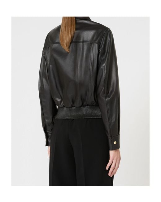 Max Mara Black Studio Biada Buttoned Jacket