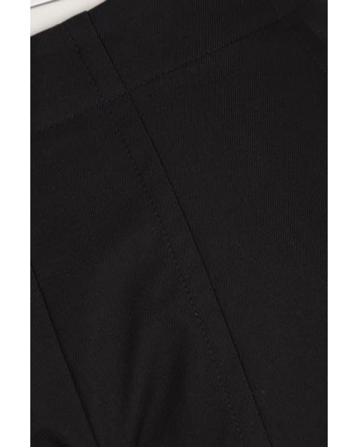 Jil Sander Black High-Waist Straight-Leg Trousers