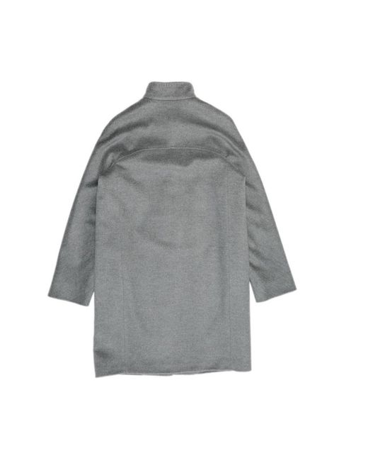 Max Mara Gray Logo Coat