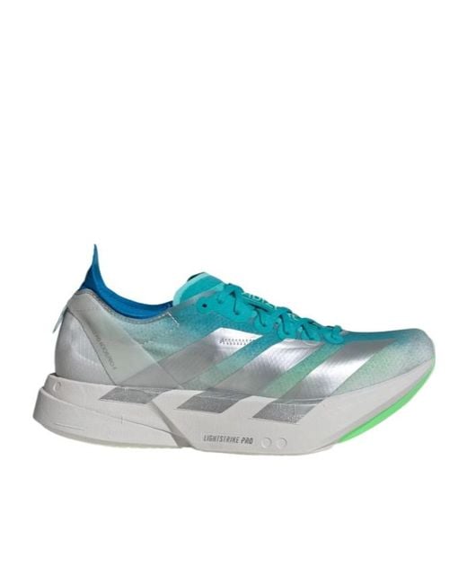 Adidas Blue Adizero Adios Pro 4 Sneakers