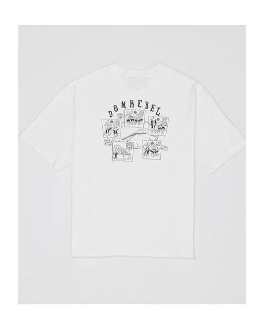 DOMREBEL White Forget T-Shirt for men