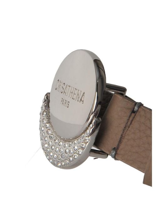 Crisathena Brown Buckle Belt