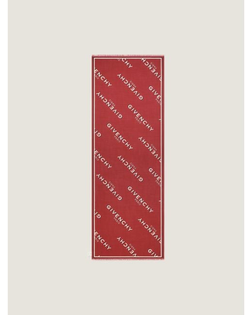 Givenchy Red Shadow Stole