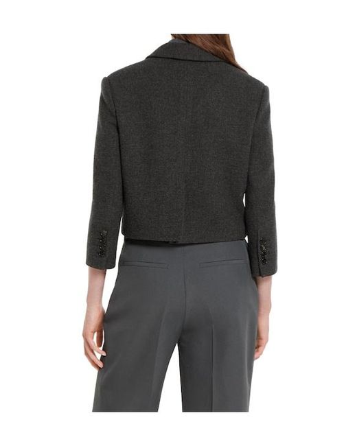 Gucci Black Collared Button-Up Jacket