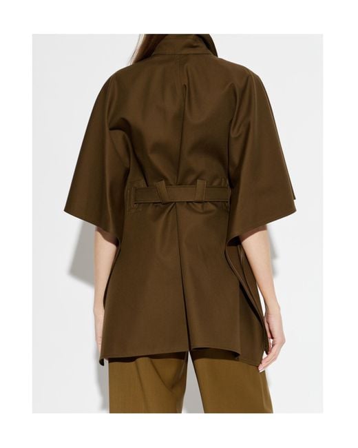 Max Mara Brown Short Sleeve Jacket