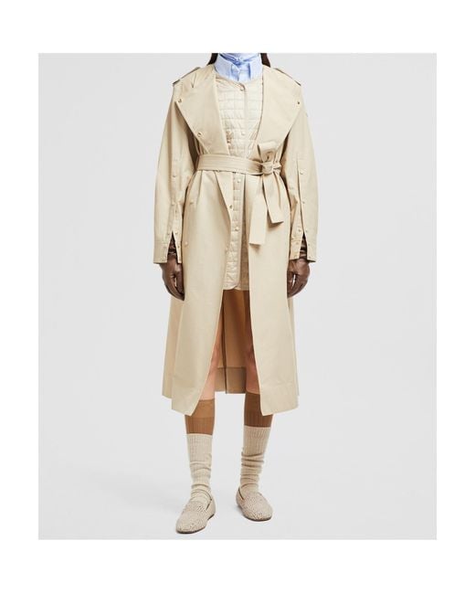 Moncler Natural Gourdon 3-In- Long Padded Jacket