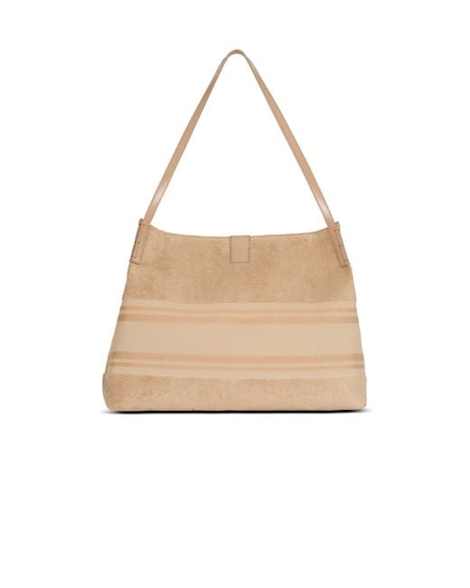 Balmain Natural Medium Release Tote Bag