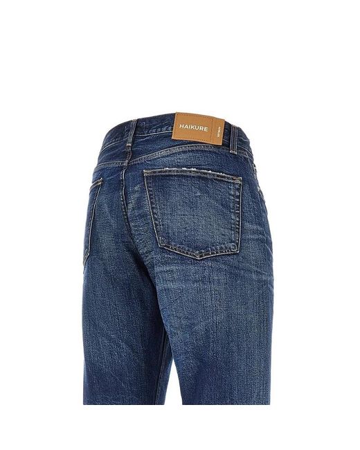 Haikure Blue Logo Jeans for men