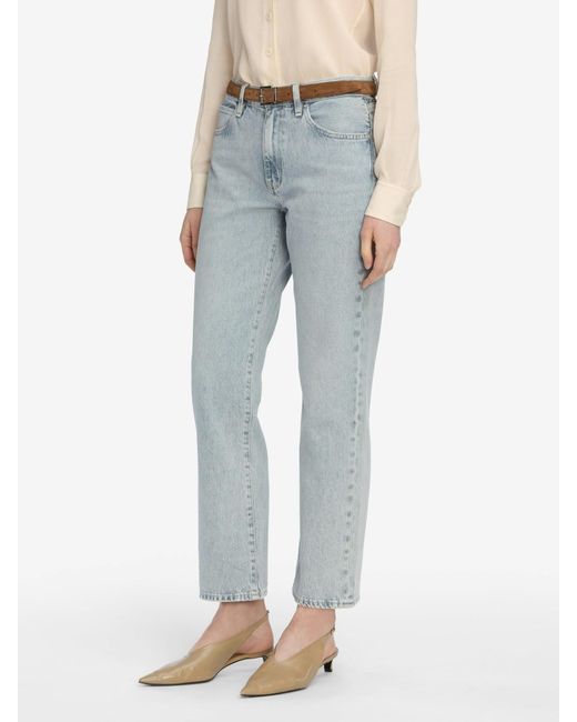 FRAME Gray The Hang Jeans