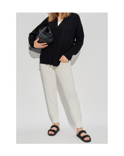 Fabiana Filippi Gray Tapered Drawstring Knitted Jogging Trousers