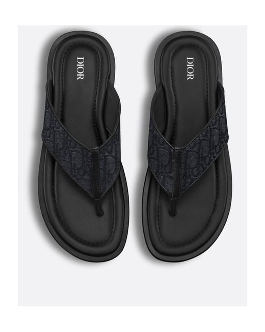 Dior Multicolor Homme Logo Jacquard Slip-On Sandals for men