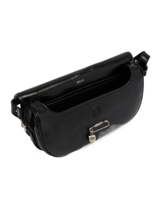 Bally Black Beckett Crossbody Bag