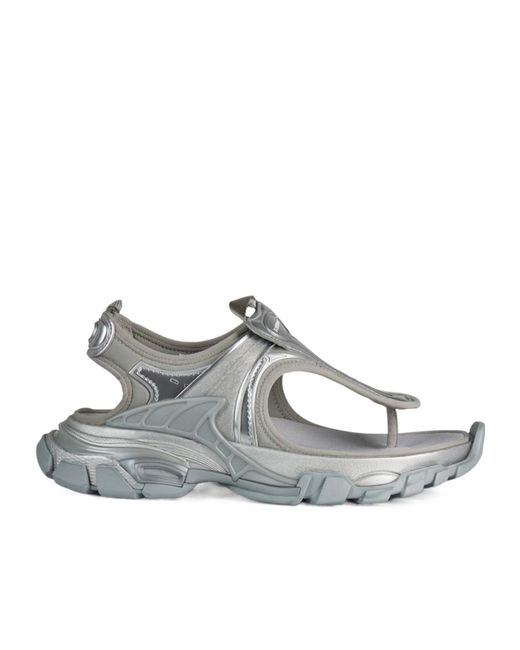 Balenciaga White Track Sandals