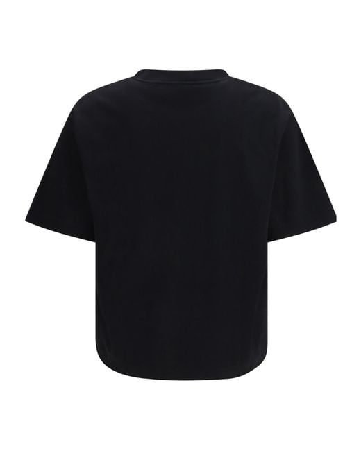 Off-White c/o Virgil Abloh Black Big Bookish Skate Crewneck T-Shirt for men