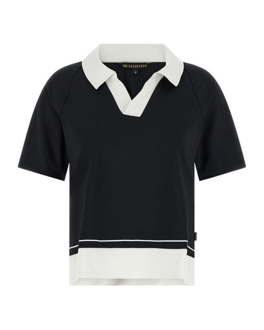 Goldbergh Black Piccola Performance Polo Top