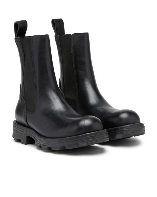 DIESEL Black D-Hammer Ch W Ankle Boots