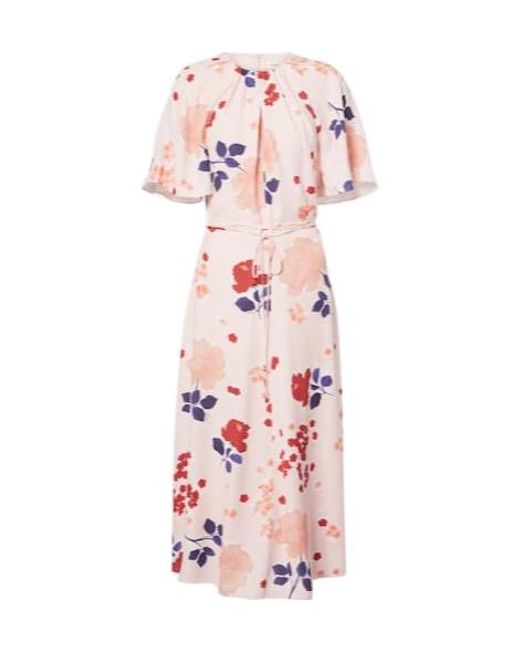 Erdem Pink Floral Shirt Dress