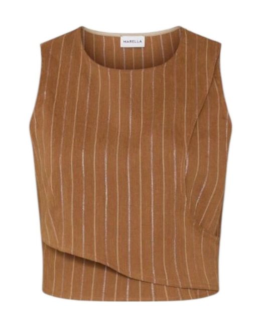 Marella Brown Cristin Blouse