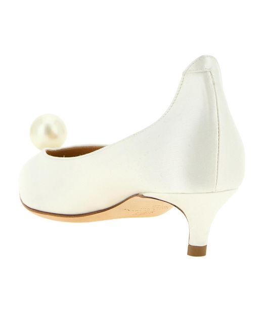 Magda Butrym White Pearl Pumps