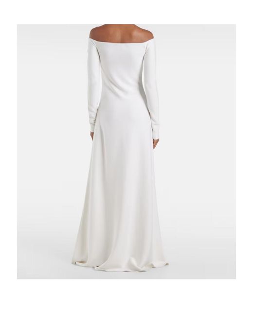 Gabriela Hearst White Aine Silk Maxi Dress
