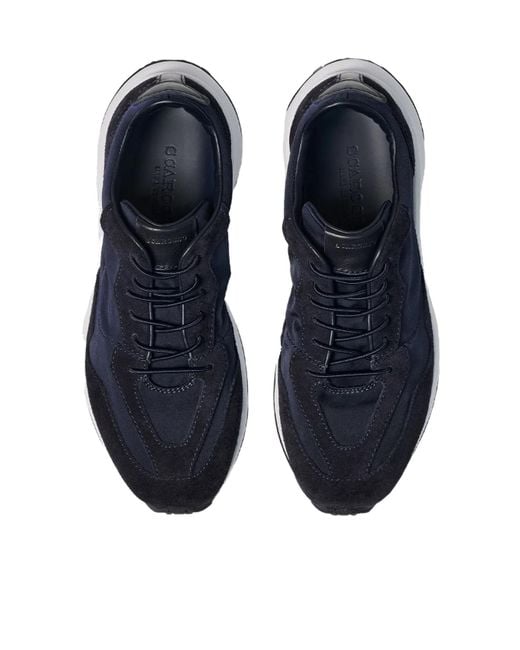 Scarosso Blue Achille Sneakers for men