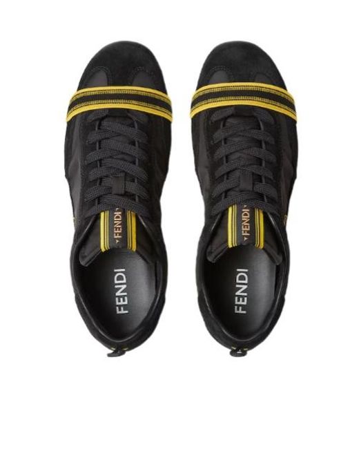 Fendi Black Wrap Trainers