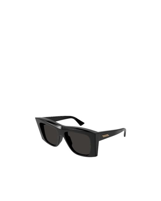 Bottega Veneta Black Eyewear Square Frame Sunglasses