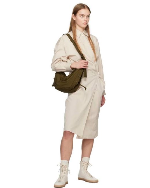 Lemaire Green Small Soft Game Shoulder Bag