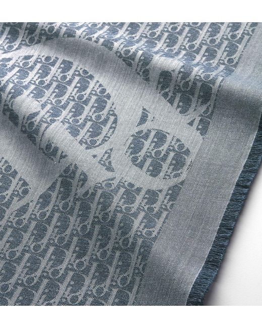 Dior Blue Infini Denim Shawl