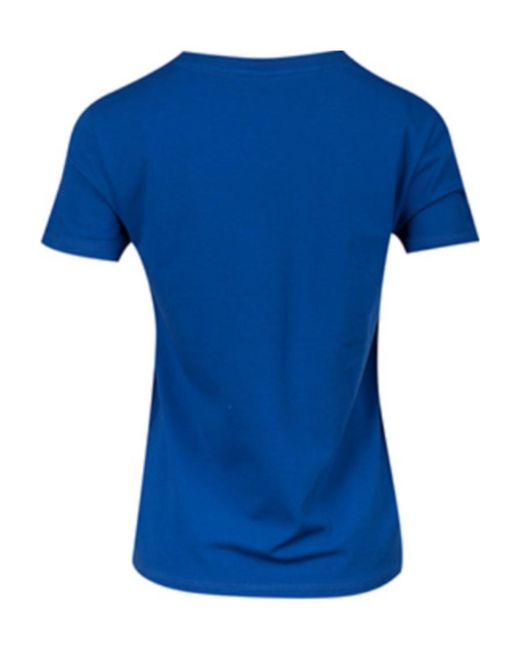 Moschino Blue Logo Print Short-Sleeved T-Shirt