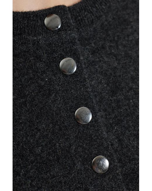 Isabel Marant Black Crew Neck Long-Sleeved Knitwear