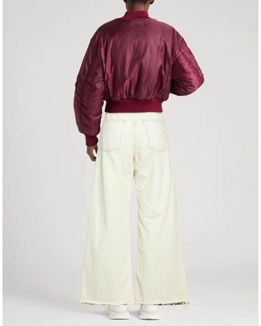 DIESEL White Denim Trousers