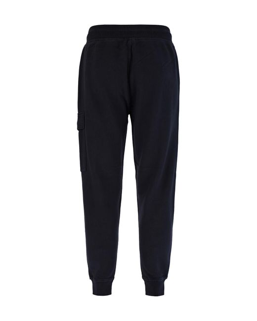 C P Company Blue Cargo Sweatpants for men