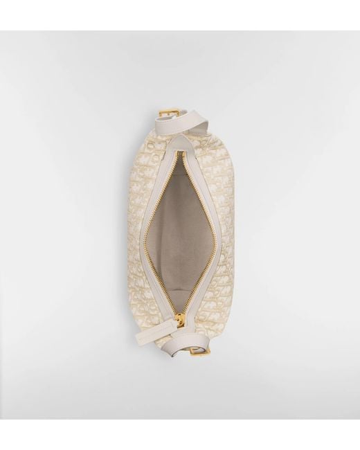 Dior White Small D-Journey Shoulder Bag