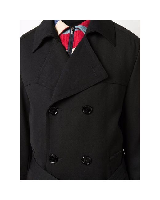 Céline Black Oversized Trench Coat for men