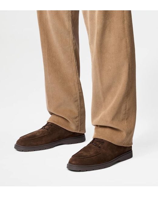 Tod's Brown Suede Desert Boots for men