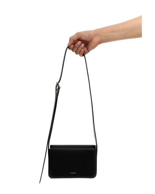 Jil Sander White Shoulder Bag Small