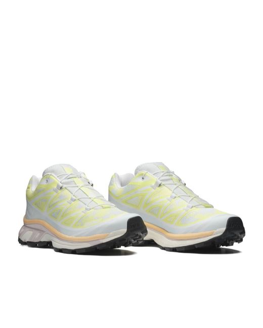 Salomon Lab Green Xt-6 Alpen Blossom Panelled Sneakers for men