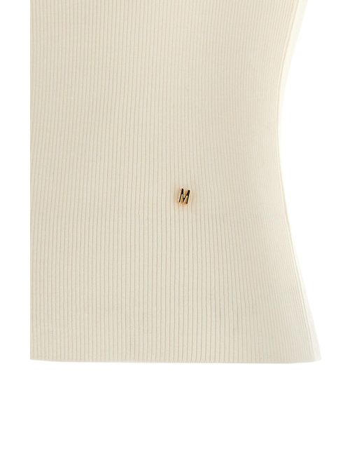 Moschino Natural Sleeveless Vest