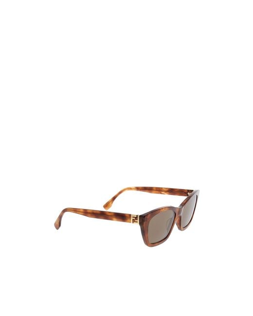 Fendi Multicolor Eyewear Cat-Eye Frame Sunglasses