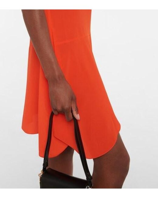Stella McCartney Orange Silk Minidress