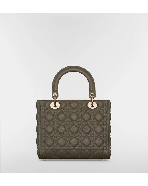 Dior Brown Medium Lady Bag