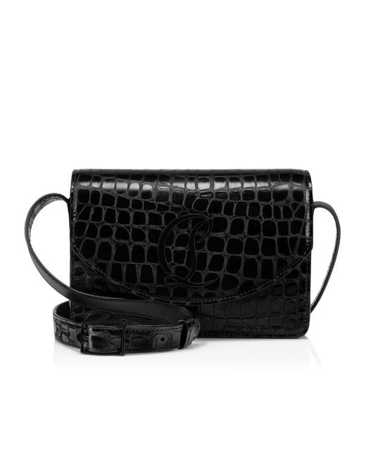Christian Louboutin Black Loubi54 Small Crossbody Bag