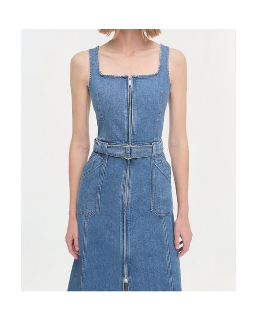 Jonathan Simkhai Blue Manson Dress