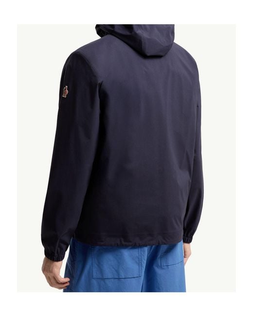 Moncler Blue Grenoble Shipton Hooded Performance Jacket for men